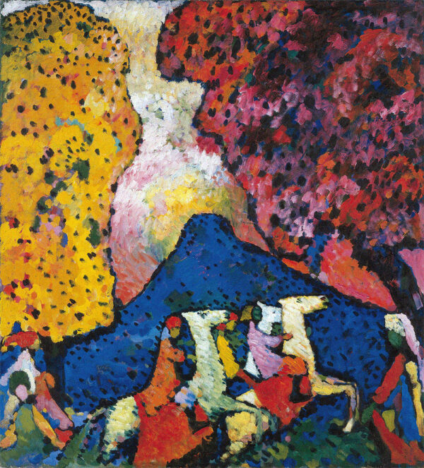 A montanha azul – Vassily Kandinsky Wassily Kandinsky Master Apollon