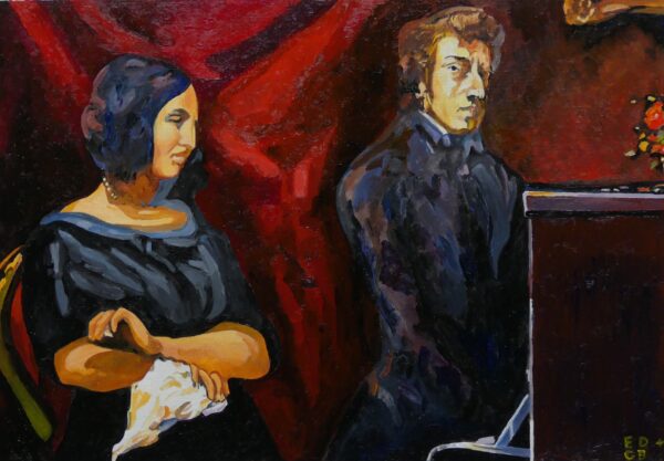 George Sand e Frédéric Chopin – Eugène Delacroix Eugène Delacroix Master Apollon