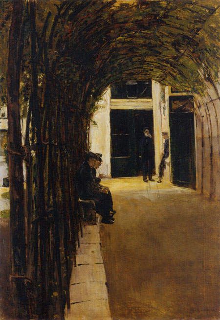 A casa de um velho homem em Amsterdã – Max Liebermann Max Liebermann Master Apollon