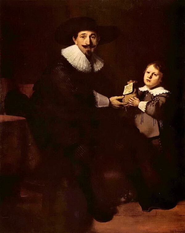 Jean Pellicorne e seu filho Caspar – Rembrandt van Rijn Rembrandt van Rijn Master Apollon