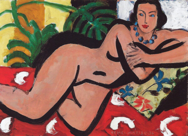 Nu mi-couché aux yeux bleus – Matisse: Nu deitado com olhos azuis – Matisse Henri Matisse Master Apollon