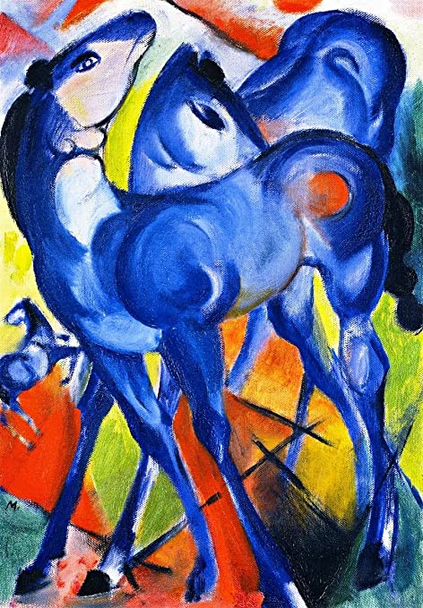 Os potros azuis – Franz Marc Franz Marc Master Apollon