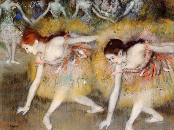 Dançarinos inclinados para baixo – Edgar Degas Edgar Degas Master Apollon