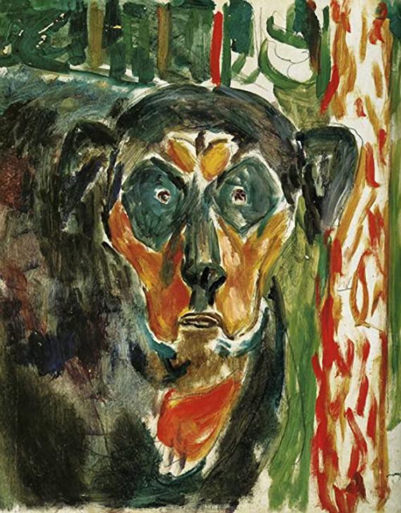 Cabeça de cachorro – Edvard Munch Edvard Munch Master Apollon