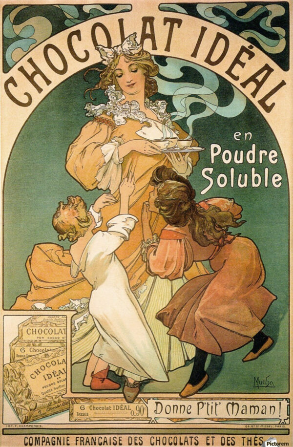 Chocolat idéal – Mucha Alphonse Mucha Master Apollon