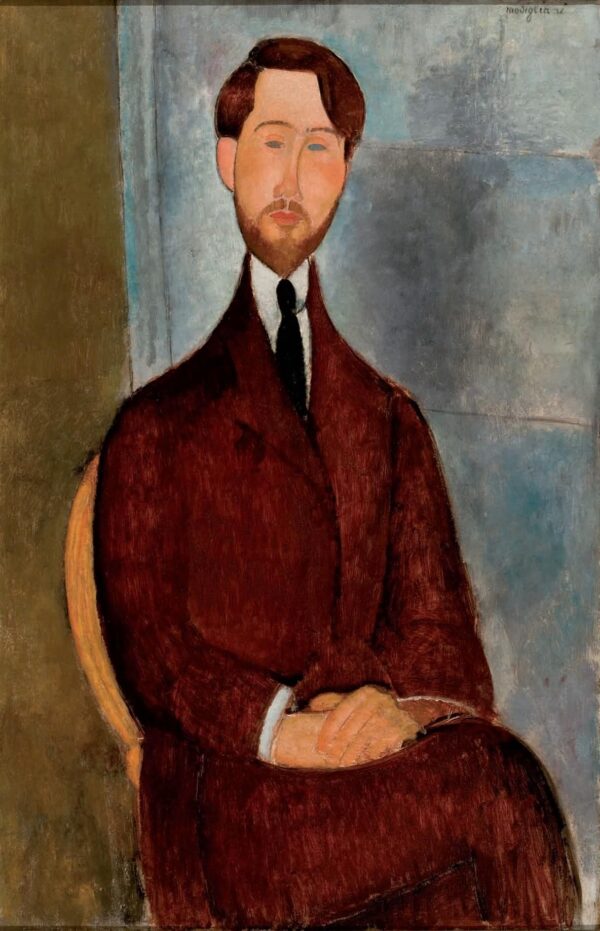 Retrato de Léopold Zborowski – Amedeo Modigliani Amedeo Modigliani Master Apollon