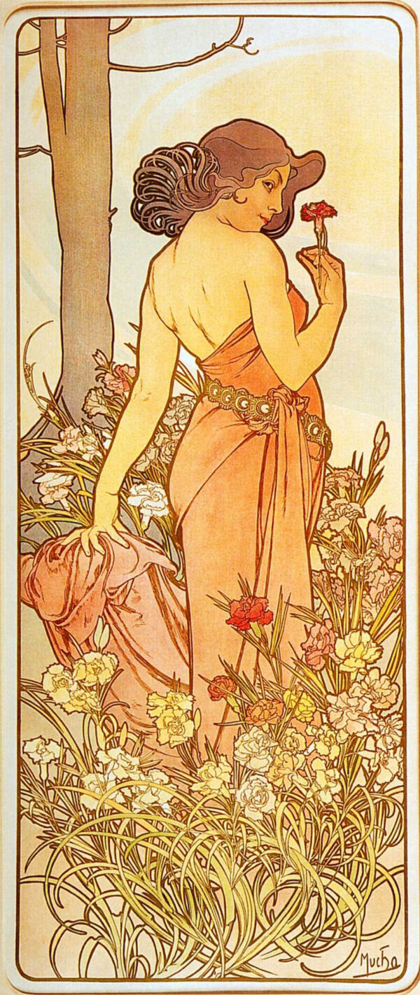 O cravo – Mucha Alphonse Mucha Master Apollon