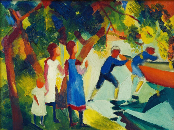 Crianças na Água – August Macke August Macke Master Apollon