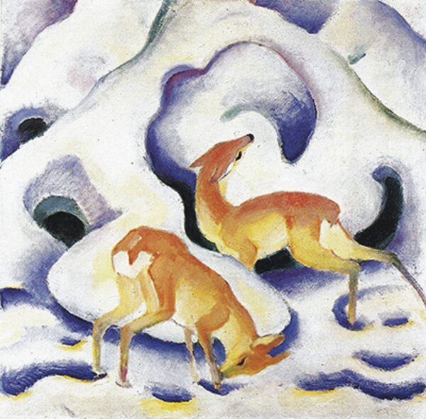 Cervo na Neve – Franz Marc Franz Marc Master Apollon