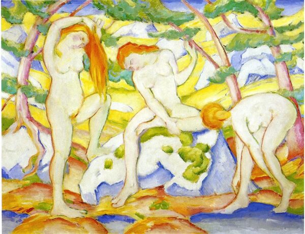 As banhistas – Franz Marc Franz Marc Master Apollon