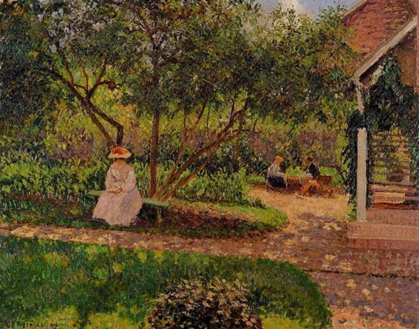 Moeda de jardim em Eragny – Camille Pissarro Camille Pissarro Master Apollon