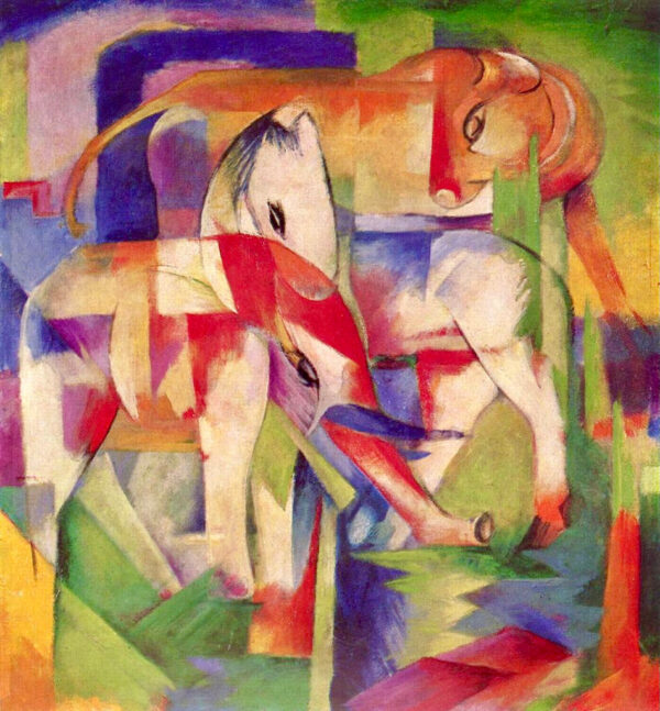 Elefante, cavalo, vaca – Franz Marc Franz Marc Master Apollon