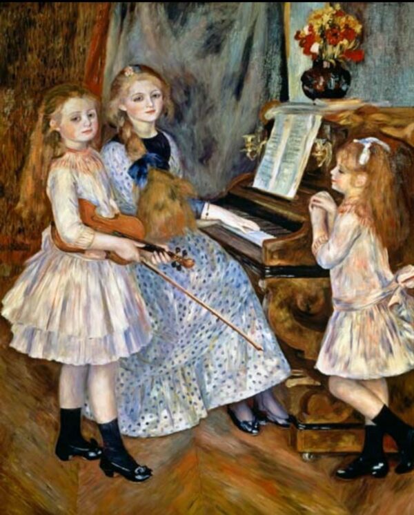 As Meninas de Catulle Mendes – Pierre-Auguste Renoir Pierre-Auguste Renoir Master Apollon