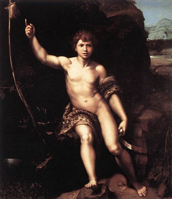 São João Batista – Raphaël (pintor) Rafael Sanzio Master Apollon