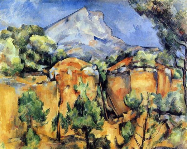 A Montanha Sainte-Victoire vista de Bibémus – Paul Cézanne Paul Cézanne Master Apollon