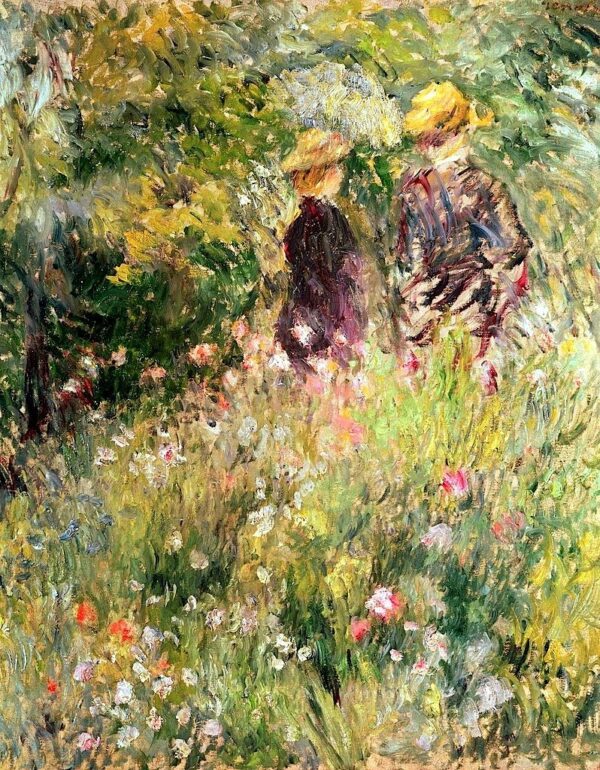 Conversa em um Jardim de Rosas – Pierre-Auguste Renoir Pierre-Auguste Renoir Master Apollon