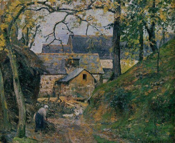 Ferme em Montfoucault – Camille Pissarro Camille Pissarro Master Apollon