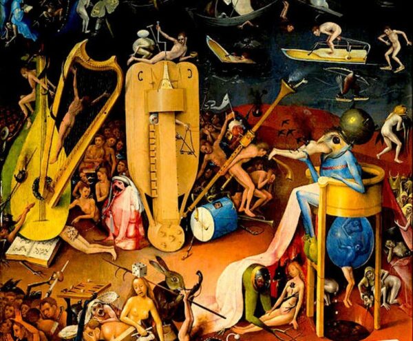 O jardim das delícias terrenas (o inferno) 3 – Jérôme Bosch Hieronymus Bosch Master Apollon