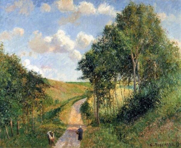 Paisagem em Berneval – Camille Pissarro Camille Pissarro Master Apollon