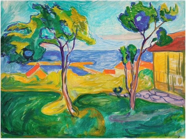 O jardim em Asgardstrand – Edvard Munch Edvard Munch Master Apollon