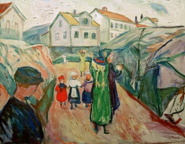 Rua da Vila de Kragerö – Edvard Munch Edvard Munch Master Apollon