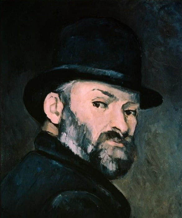 Autorretrato com chapéu-coco – Paul Cézanne Paul Cézanne Master Apollon