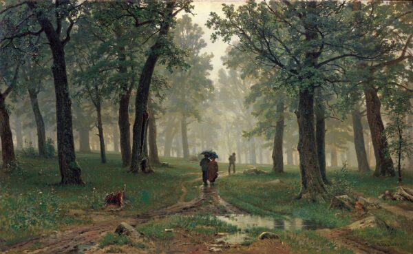 Chuva na Floresta de Carvalho – Ivan Shishkin Ivan Shishkin Master Apollon