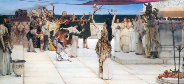 Uma dedicatória a Baco – Lawrence Alma-Tadema Lawrence Alma-Tadema Master Apollon