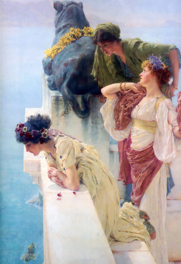 Um coq-à-l’âne – Lawrence Alma-Tadema Lawrence Alma-Tadema Master Apollon