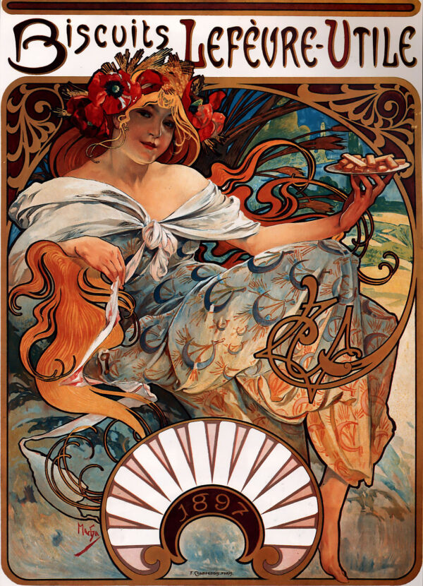 Biscoitos Lefèvre-Utile – Mucha Alphonse Mucha Master Apollon