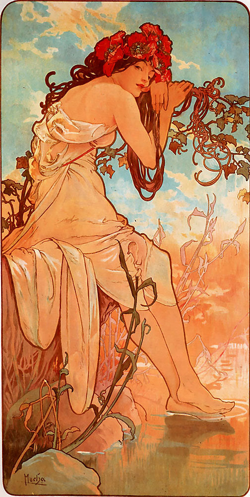 Verão – Mucha Alphonse Mucha Master Apollon