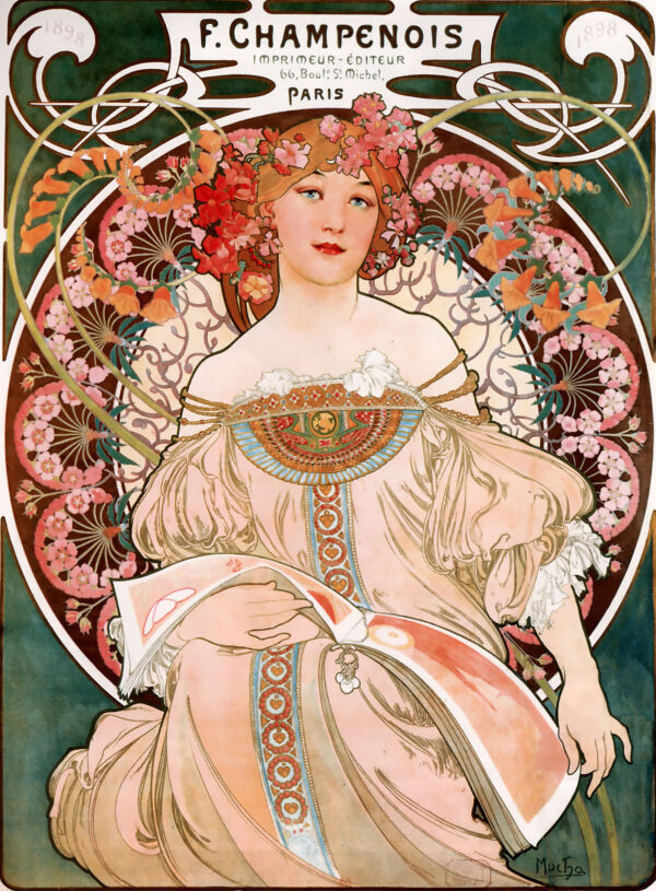 Affiche F.Champenois – Mucha Alphonse Mucha Master Apollon