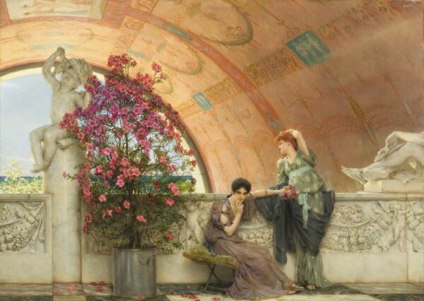 Rivais inconscientes – Lawrence Alma-Tadema Lawrence Alma-Tadema Master Apollon