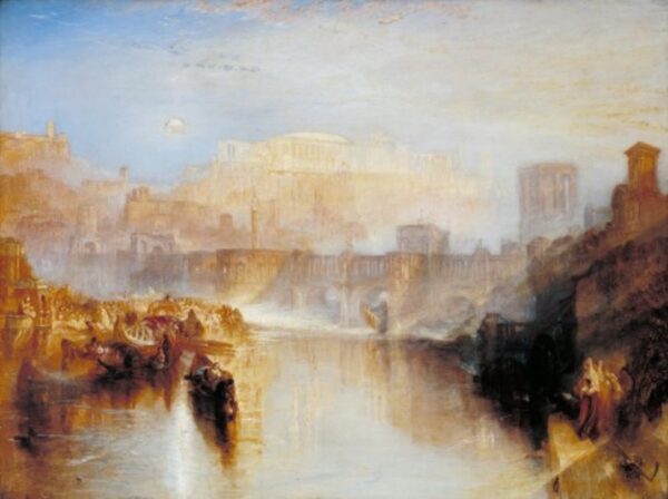 O título em português brasileiro é: “A Roma Antiga – William Turner William Turner Master Apollon