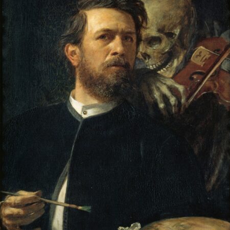 Autorretrato com a Morte Brincando – Arnold Böcklin Arnold Böcklin Master Apollon