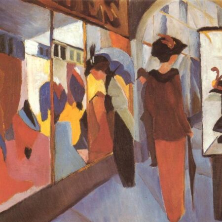 A loja de moda – August Macke August Macke Master Apollon