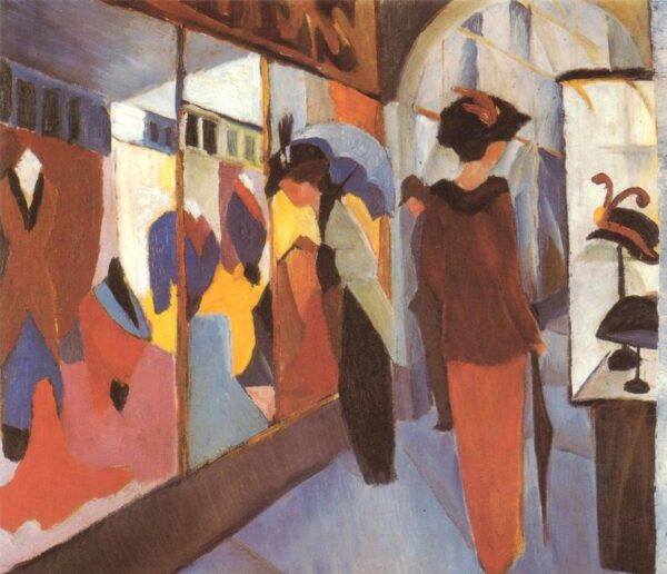 A loja de moda – August Macke August Macke Master Apollon