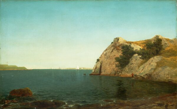 Beacon Rock, porto de Newport – John Frederick Kensett John Frederick Kensett Master Apollon