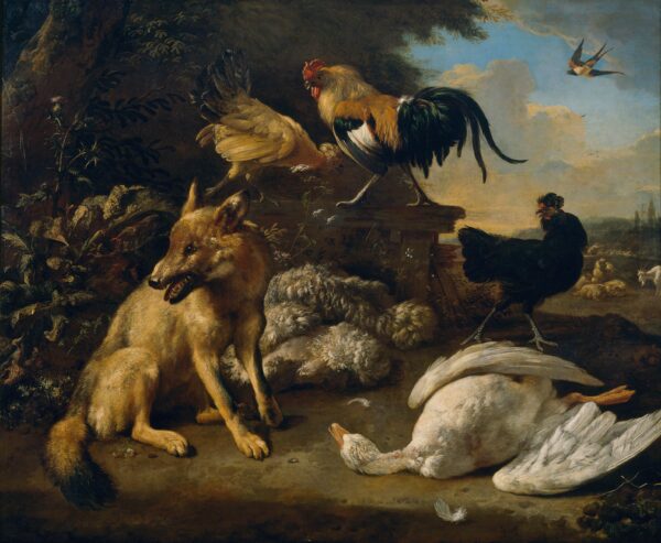 Natureza morta com animais – Melchior d’Hondecoeter Melchior d'Hondecoeter Master Apollon