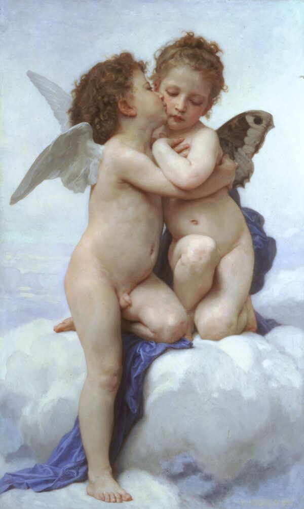 O Amor e Psique, crianças – William Bouguereau William Bouguereau Master Apollon