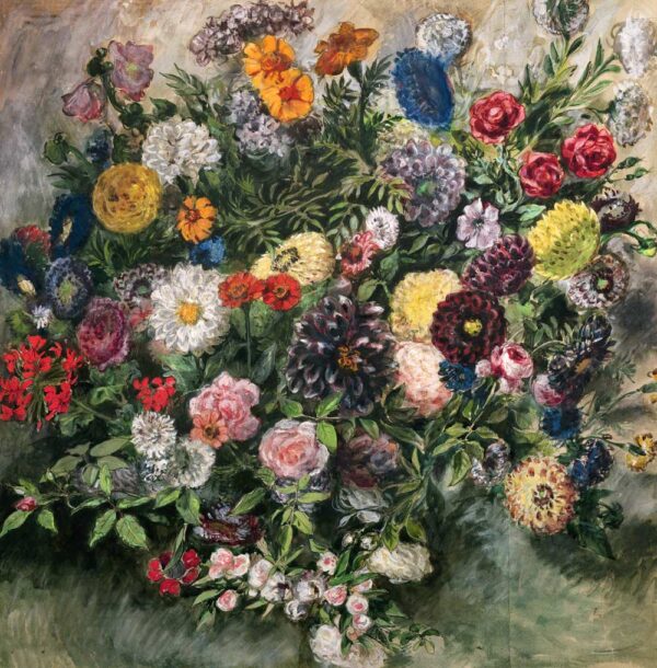 Bouquet de flores – Eugène Delacroix Eugène Delacroix Master Apollon