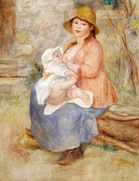 A alegria das mães (a amamentação) – Pierre-Auguste Renoir Pierre-Auguste Renoir Master Apollon