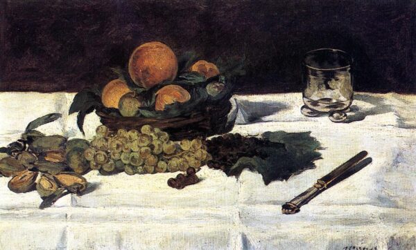 Natureza morta: frutas em um quadro – Edouard Manet Édouard Manet Master Apollon