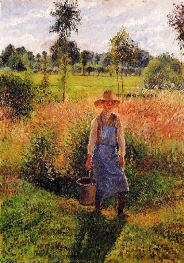 O jardineiro, O sol da tarde, Eragny – Camille Pissarro Camille Pissarro Master Apollon