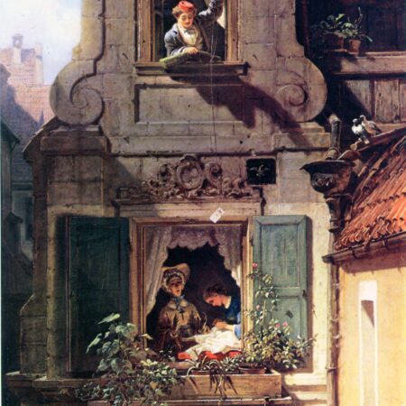 A Carta de Amor Interceptada – Carl Spitzweg Carl Spitzweg Master Apollon