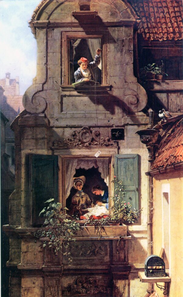 A Carta de Amor Interceptada – Carl Spitzweg Carl Spitzweg Master Apollon