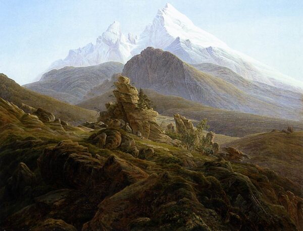 Le Watzmann – Caspar David Friedrich Caspar David Friedrich Master Apollon