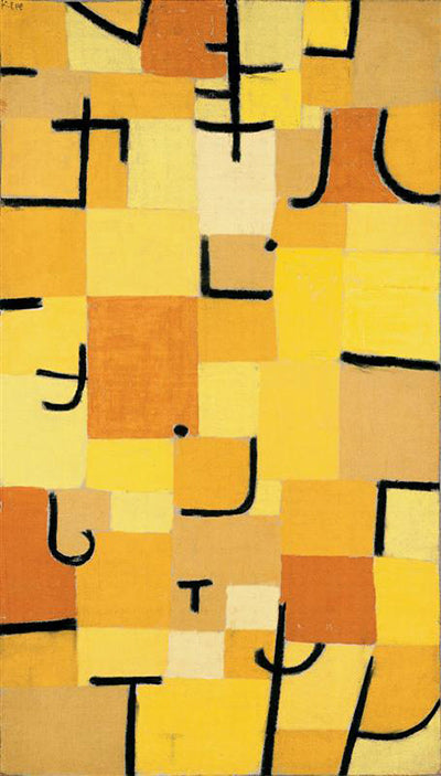 Personagens em amarelo – Paul Klee Paul Klee Master Apollon