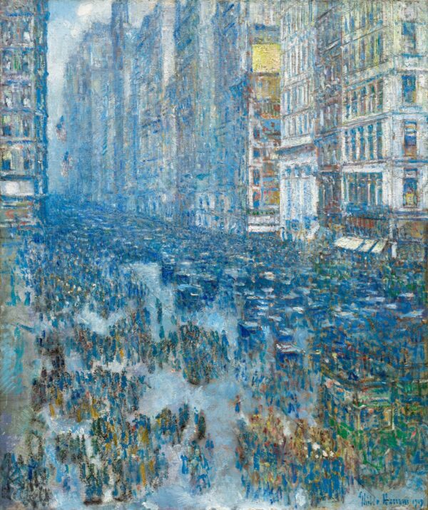 Quinta Avenida – Childe Hassam Childe Hassam Master Apollon