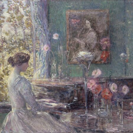 A Improvisação – Childe Hassam Childe Hassam Master Apollon